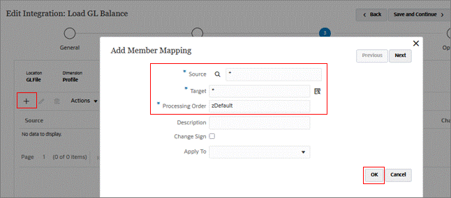 Map Members tab